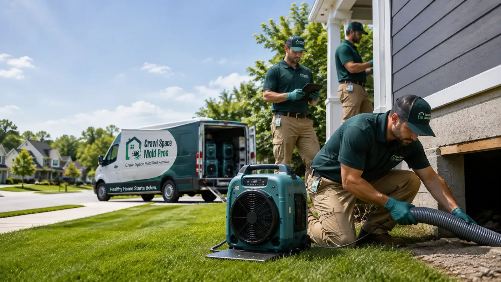 Crawl Space Mold Removal in Marlborough, NH